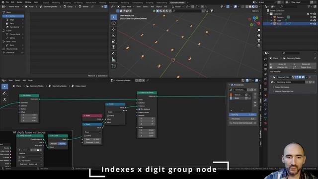 Index Viewer 2.0 (updated!) group node in Geometry nodes - Blender tutorial ENG смотреть онлайн