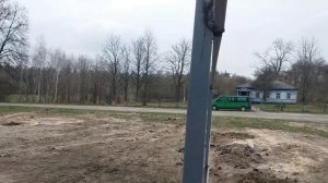 Забор из профнастила своими руками - правильный монтаж продольных профилей