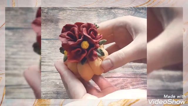 Тыковка с букетом "Осенний поцелуй"/Мастер модель от Нэтэли Кэт. смотреть онлайн