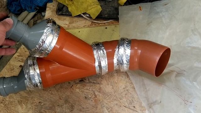 @0048 Канализация в частном доме: выход из кухни на улицу в сливную яму. смотреть онлайн