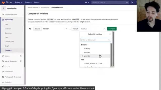 Git basics gitlab web interface overview смотреть онлайн