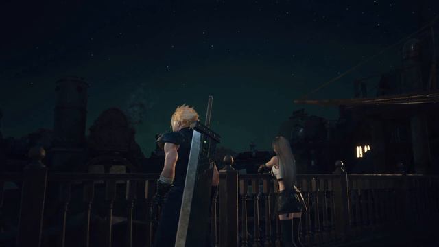 Final Fantasy 7 Rebirth - Ch 1 Tifa Comes Calling | Late Night Talk | Cloud Talks To Tifa Cutscene смотреть онлайн