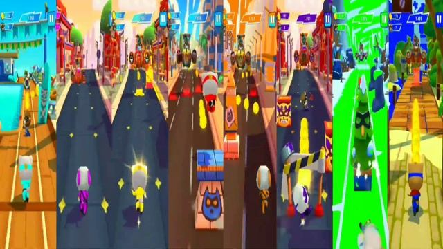 Talking Tom Hero Dash - 2,2 All Heroes Saving All Charcter & Mix Colour Suit - Gameplays смотреть онлайн