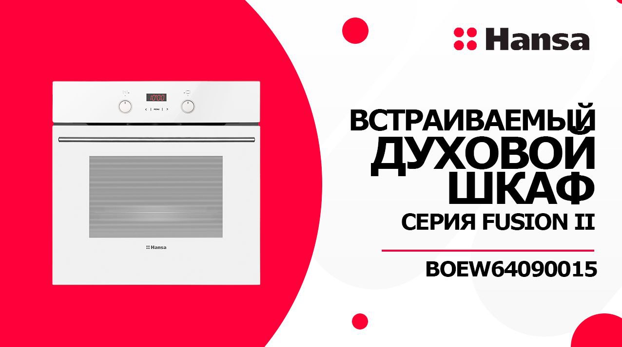 Встраиваемый духовой шкаф Hansa BOEW64090015 смотреть онлайн