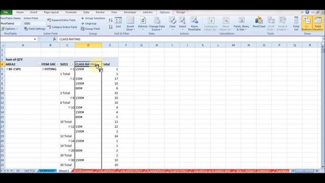 Pivot Table Demo Using Microsoft Excel 2010 смотреть онлайн
