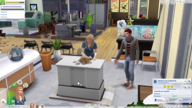 Sims 4 - Katy's Vet Clinic #12 - english - A lot of work at the clinic смотреть онлайн