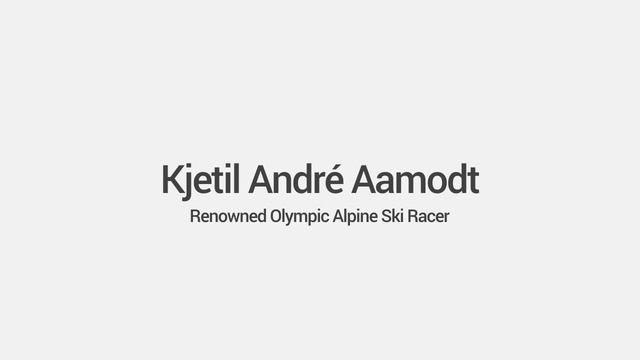 How To Pronounce: Kjetil André Aamodt смотреть онлайн