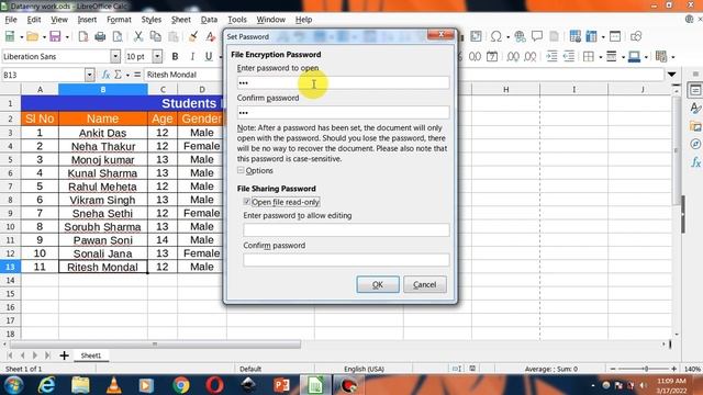 How to Protect calc File with Password | Set Password to calc File | calc Password Protection смотреть онлайн