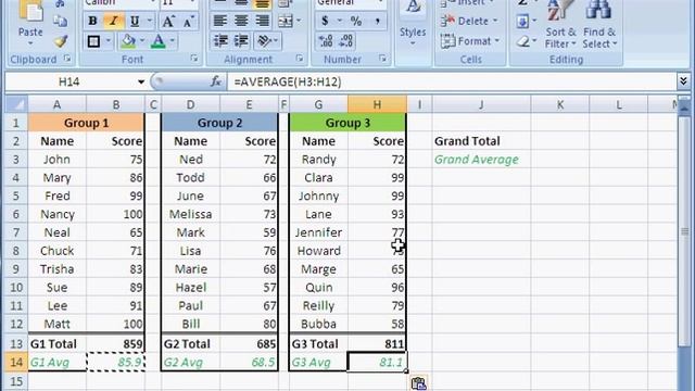 Microsoft Excel for Beginners #03--Multiple Ranges in Single Formula смотреть онлайн