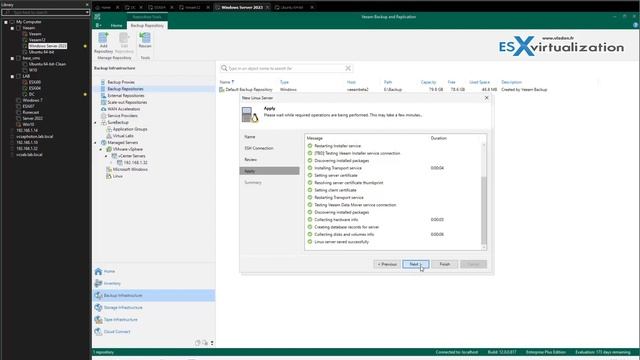 Veeam Backup and Replication 12 - Adding Hardened Linux Repository смотреть онлайн