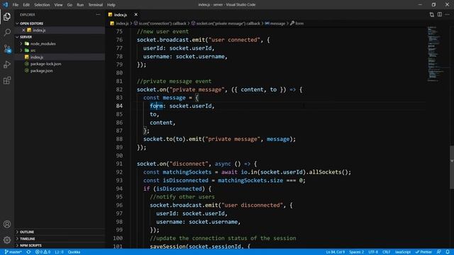 New Message Alert | Private Chat Application Using ReactJS & Socket.io | Part 10 смотреть онлайн