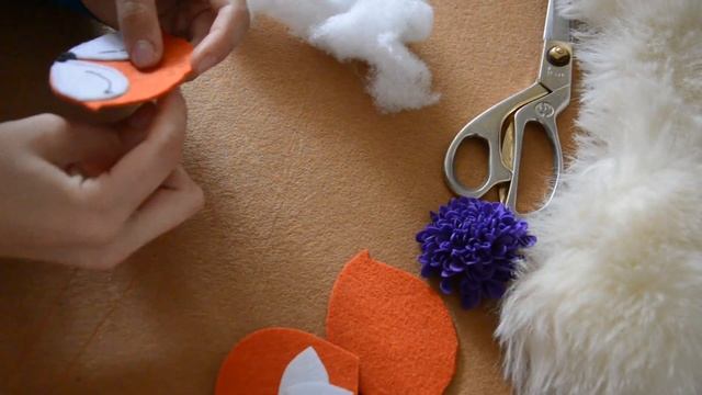 ЛИСА ИЗ ФЕТРА/DIY/ВЫКРОЙКА смотреть онлайн