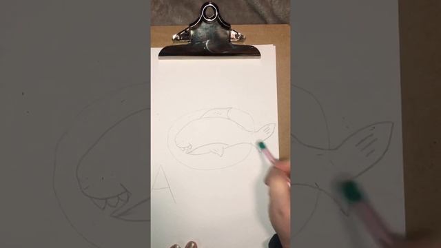 Рисуем букву А и Акулу ?С Ланой. смотреть онлайн