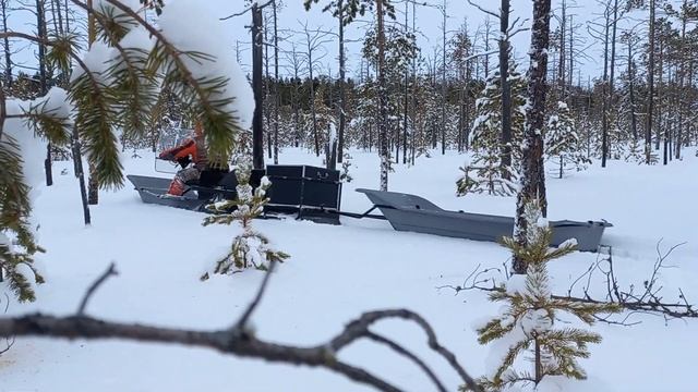 Ураган Сибирь по январскому снегу в ХМАО. смотреть онлайн