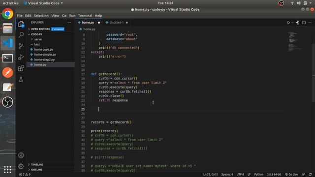 Python CRUD operations with Function & Class | Python MySQL CRUD | Python Tutorial Hindi смотреть онлайн