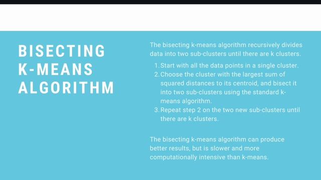 Spark based Bisecting K-Means Algorithm on dataset смотреть онлайн