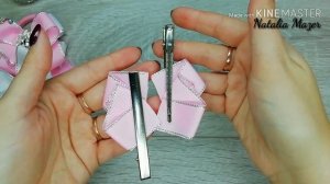 ШИКАРНЫЙ Пышный бант из ленты 2,5см МК КАНЗАШИ DIY HAIR BOWS LAÇO DE fita