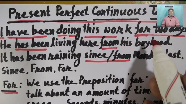 Present Perfect Continuous Tense смотреть онлайн