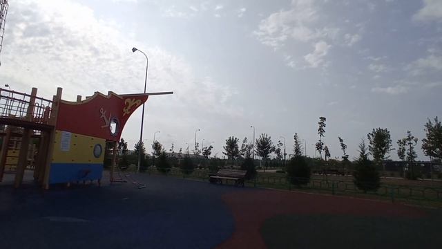 Краснодарский край. Динская. Парк возле реки Кочеты. Купание в реке вместо моря. смотреть онлайн