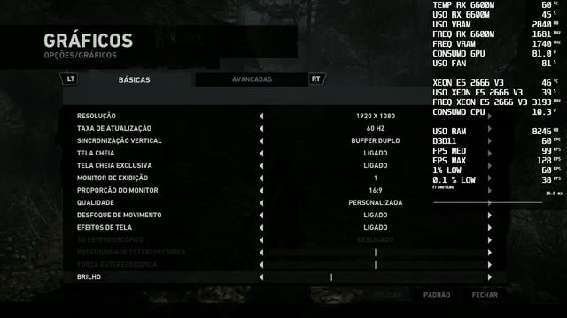 Tomb Raider - RX 6600M 8GB, E5 2666 V3 e 32GB RAM смотреть онлайн