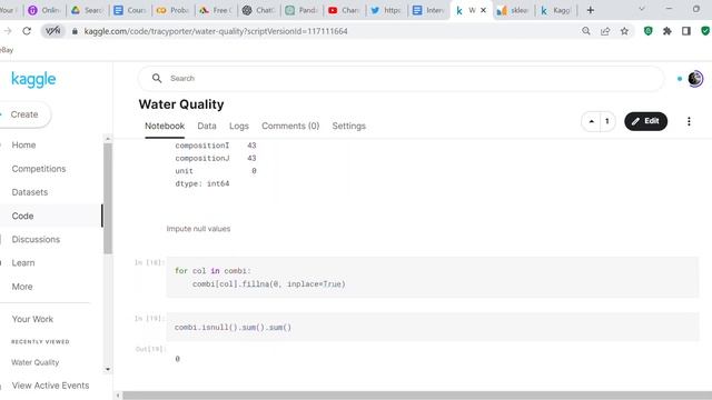 Code review: Water Quality Kaggle Community Competition смотреть онлайн