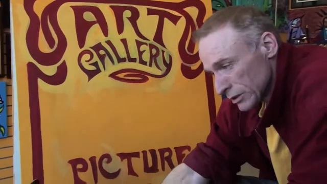 "IMPROVISATION" - Lobsang Tenzin fakes it as a 'Sign Painter' смотреть онлайн