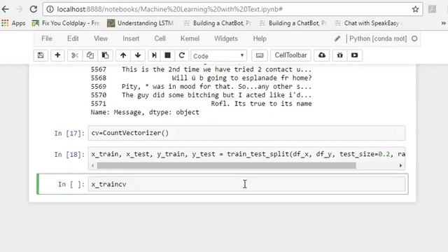 Machine Learning with Text - Count Vectorizer Sklearn (Spam Filtering example Part 1 ) смотреть онлайн
