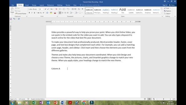 MS Word Me Text, Paragraph Ko Select Karne Ka Aasan Tarika. смотреть онлайн