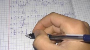 Сложение и вычитание смешанных чисел с разными знаменателями