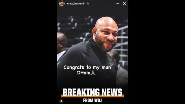 NBA PLAYERS REACT TO LA LAKERS HIRING DARVIN HAM AS NEW HEAD COACH смотреть онлайн
