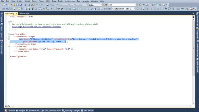 Change the connection string dynamically for SQLDataSource during run time смотреть онлайн