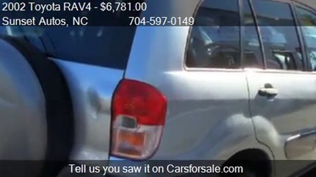 2002 Toyota RAV4 4WD L for sale in Charlotte, NC 28269 at t смотреть онлайн