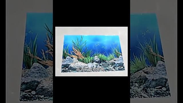 Фон для аквариума 3d