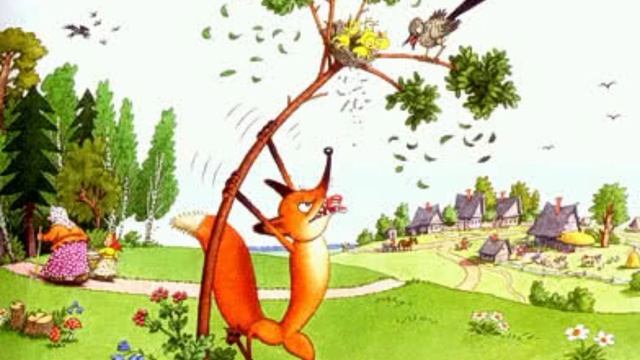 ЛИСА И ДРОЗД Русская Народная Сказка смотреть онлайн