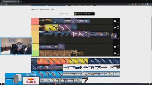 C9 TenZ BEST VALORANT SKINS TIER LIST !!! смотреть онлайн