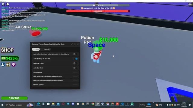 Elemental Power Tycoon Script Showcase смотреть онлайн