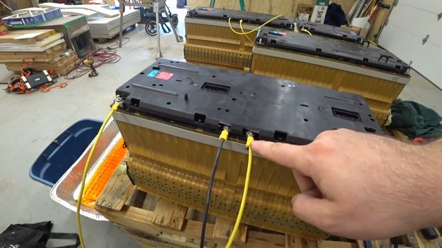 Installing Batteries into DIY Powerwall Cabinet, Chevy Volt Gen 2 смотреть онлайн