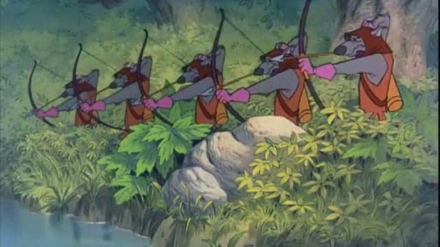 Robinhood And Little John Walking Through The Forrest - Robinhood