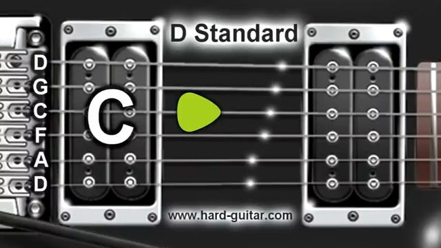 D Standard Guitar Tuner (D G C F A D Tuning) смотреть онлайн