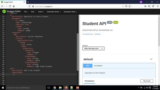 OpenAPI 3.0 Tutorial| Swagger Tutorial For Beginners | Design REST API Using Swagger Editor смотреть онлайн