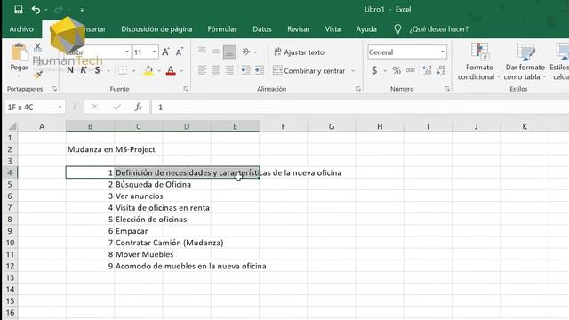 Administrar un proyecto desde cero con MS-Project (Windows) смотреть онлайн