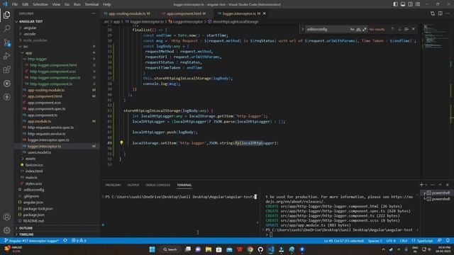 Angular #58 - HTTP Interceptor (Store All Http Req in Local Storage & Display it on separate Comp) смотреть онлайн