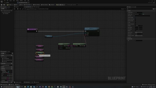 UE5 Blueprint Fundamentals: Combine Text with Append String Node смотреть онлайн