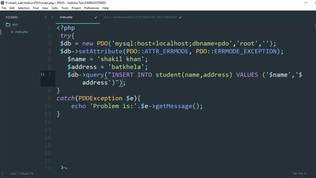 (4/8) PHP PDO Tutorials Insert Data In Urdu/Hindi смотреть онлайн