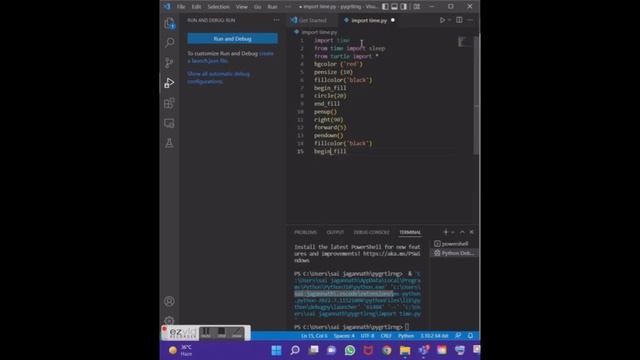 Making Logo using Python [PYTHON] [VSCODE] смотреть онлайн