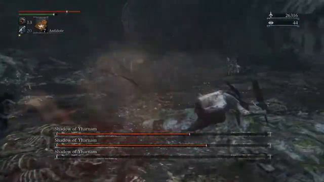 Bloodborne™: Shadow of Yharnam fight (blind) смотреть онлайн