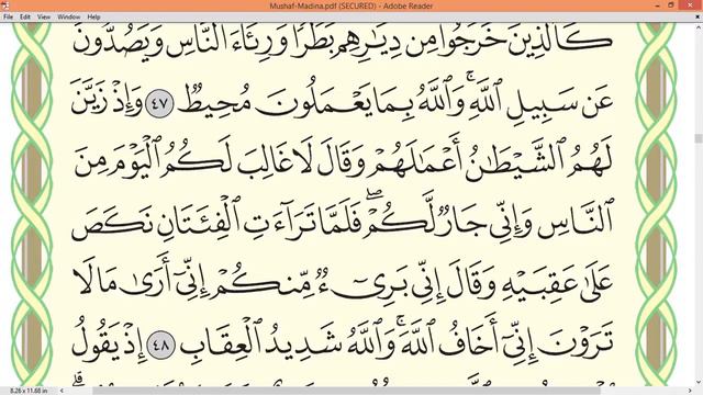 Ayman Swayd Surah AL ANFAL page 183 смотреть онлайн