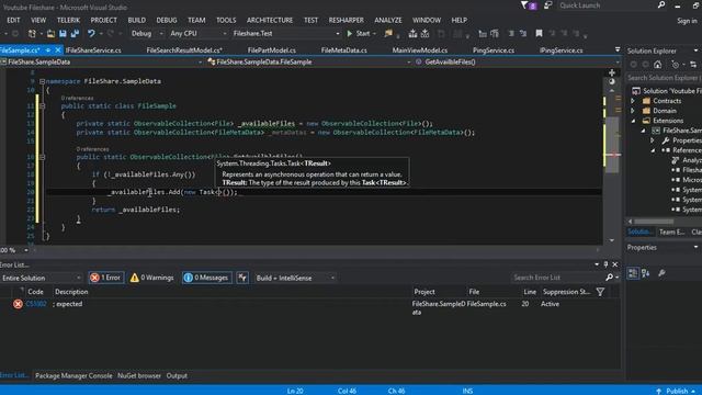Peer To Peer Programming File-Sharing System with C# Part 13 (WCF FileShare Service) смотреть онлайн