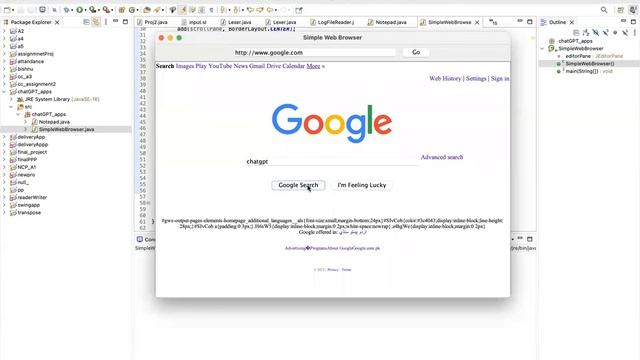 Web browser app using chatGPT | java swing смотреть онлайн