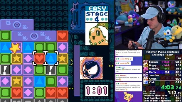 Pokémon Puzzle Challenge Speedrun in 7:49 (Challenge - Easy) смотреть онлайн